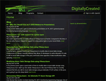 Tablet Screenshot of digitallycreated.net